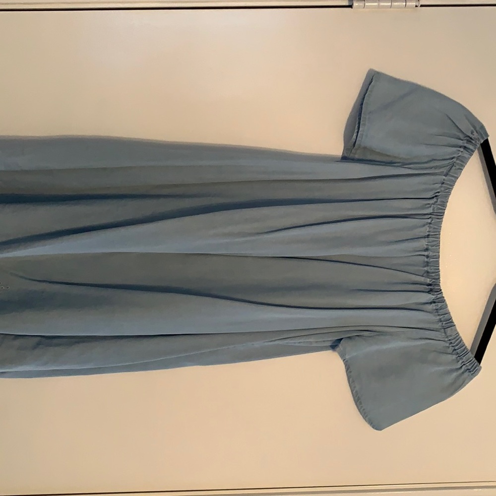 Off the Shoulder Denim Dress